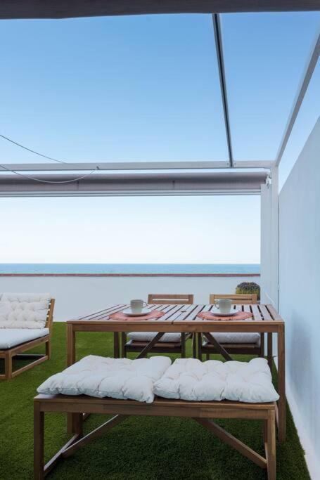 Casa Checha Romantico Atico Con Vistas Increibles 坎德拉里亚 外观 照片